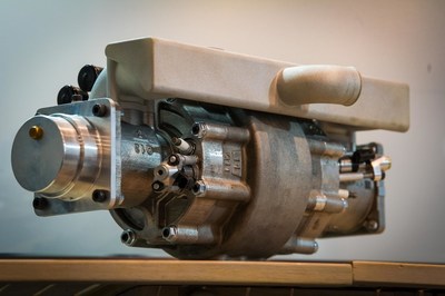 The innovative 10kg Aquarius Engine that powers the Aquarius Generator (Photo Credit: David Katz)