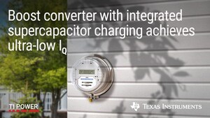 New buck/boost converter maintains industry's lowest IQ while integrating supercapacitor charging