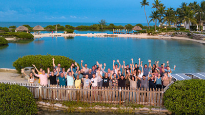 Team PlaceIQ at the company retreat in 2021