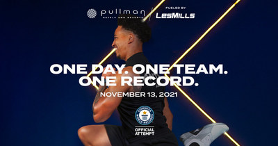 The one-hour virtual strength training class will be specially choreographed by Les Mills and led by Pullman’s Power Fitness Squad.