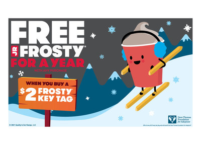 Celebrate National Adoption Month with Wendy’s Frosty Key Tags and Free In-App Drink Promotion