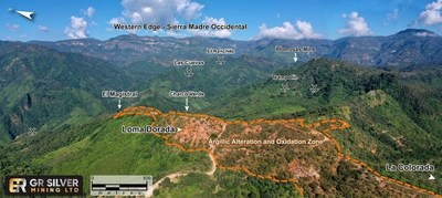 Figure 1: View Looking East to the Sierra Madre Occidental – Drill Program Targets (CNW Group/GR Silver Mining Ltd.) Figure 1: View Looking East to the Sierra Madre Occidental – Drill Program Targets (CNW Group/GR Silver Mining Ltd.)