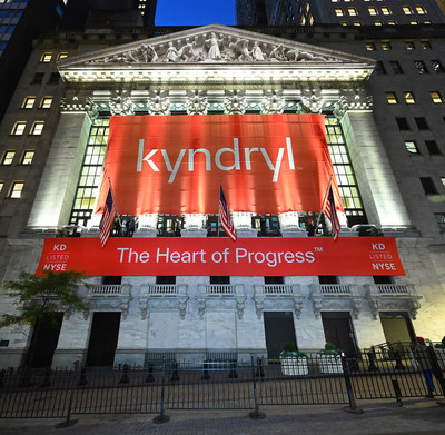 Kyndryl, the world's largest infrastructure services provider, began trading as an independent company under the symbol KD from the New York Stock Exchange, Thursday, November 4 in NYC. (Jon Simon/Feature Photo Service for Kyndryl)