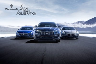 Maserati USA rounds out a strong year by kicking off a customer appreciation "Gran Finale Celebration"  that runs for a limited time from November 2, 2021 to January 3, 2022. Pictured here the Maserati V6 range.