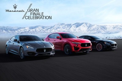 Maserati USA rounds out a strong year by kicking off a customer appreciation "Gran Finale Celebration"  that runs for a limited time from November 2, 2021 to January 3, 2022. Pictured here the Maserati V8 Trofeo range.