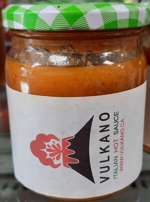 Avis de ne pas consommer de la sauce italienne forte conditionnée dans des pots en verre de marque Vulkano