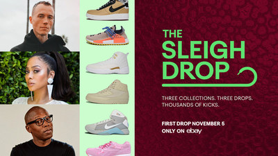 Renowned sneakerheads La La Anthony, DJ Skee and Jacques Slade bring their impressive collections of rare kicks to eBay with “The Sleigh Drop,” offering exclusive access to some of the world’s coolest sneakers at eBay.com/TheSleighDrop.