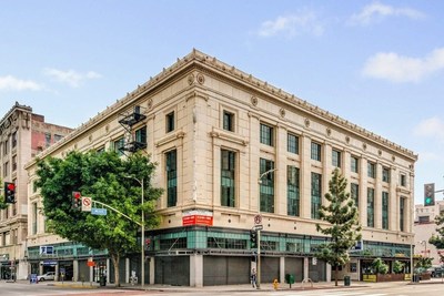 Image of the historical May Company Garage Building located in Downtown Los Angeles