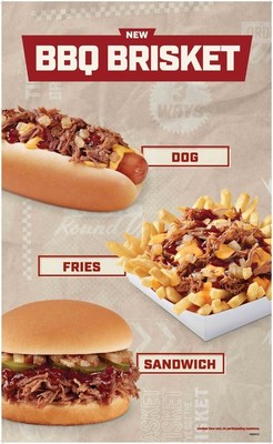 If you're craving good brisket, swing by Wienerschnitzel to try their new BBQ Brisket Sandwich, BBQ Brisket Dog and BBQ Brisket Fries!