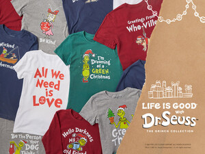 Life is Good® Announces "Splendtacular Collaborizm" with Dr. Seuss Enterprises