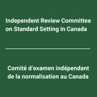 Independent Review Committee on Standard Setting in Canada logo (CNW Group/Independent Review Committee on Standard Setting in Canada)