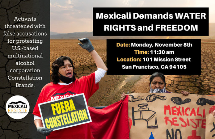 Mexicali Resiste Activist VS. Constellation Brands: Activists continue to demand WATER RIGHTS and FREEDOM - Vimarsana News