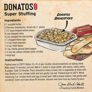 Donatos Super Stuffing Recipe Released Just in Time for Holiday Gatherings