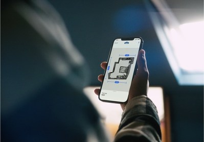 The Measure Your SpaceBETA feature coming soon to the Lowe's iOS app allows customers to scan a room to generate a floor plan and personalized flooring estimates.