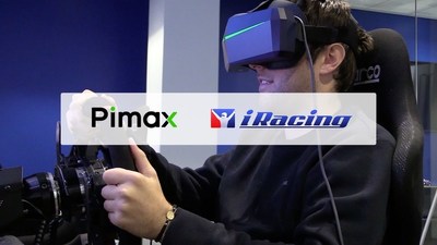 Partnership between Pimax and iRacing. Pimax VR headsets will deliver the most optimum experience of playing iRacing games.