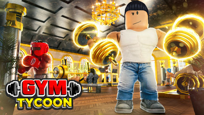 "Gym Tycoon" from Gamefam, one of the top professional publishers on Roblox. (CNW Group/WildBrain Ltd.)