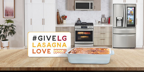 LG Joins Forces with Lasagna Love and Celebrity Foodies to Cook Up Kindness this Holiday Season