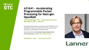 Lanner Joins NVIDIA GTC to Demonstrate Edge AI Platforms for Accelerating OpenRAN Programmable Packet Processing