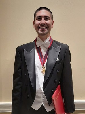 Special Olympics Chicago/Special Children's Charities athlete Tommy Shimoda made history on Saturday evening by becoming the first person with intellectual disabilities to receive The Order of Lincoln - the State's highest honor.