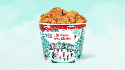 KFC’s limited-edition “Winter Chickenland” holiday bucket design for 2021 will add even more Extra Crispy warmth to your holidays, available in restaurants nationwide by the end of November.