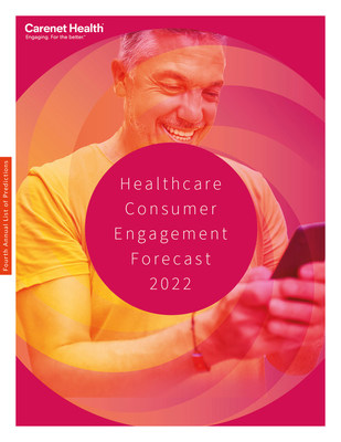 Cover of the 2022 Healthcare Consumer Engagement Forecast