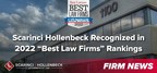 Scarinci Hollenbeck Recognized in 2022 "Best Law Firms" Rankings