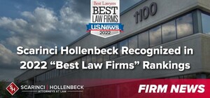 Scarinci Hollenbeck Recognized in 2022 "Best Law Firms" Rankings