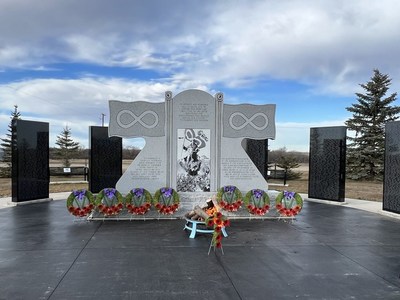 Mtis Veterans monument at Batoche, Saskatchewan (CNW Group/Mtis Nation-Saskatchewan)