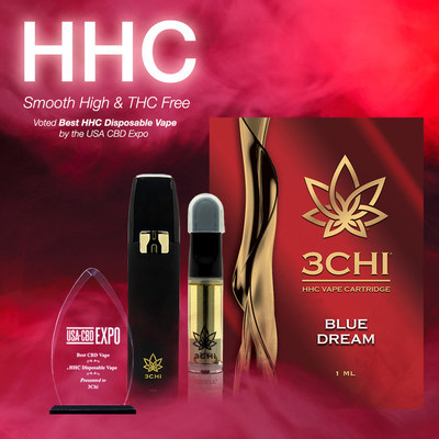 3Chi voted Best HHC Disposable Vape by the USA CBD Expo