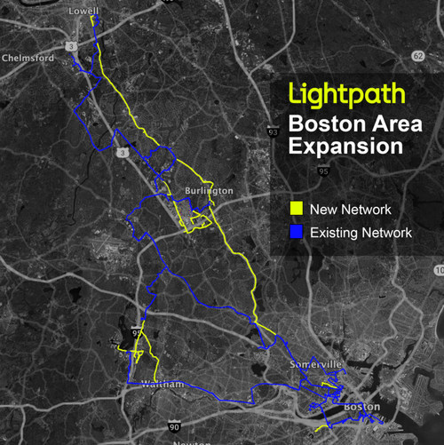 Lightpath Announces Major Expansion to Fiber Network in Boston Region