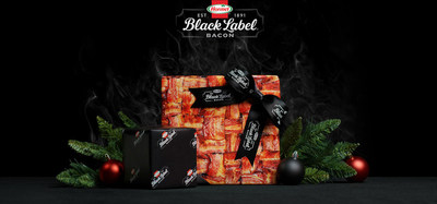 The Makers of HORMEL® BLACK LABEL® Bacon Launch Limited-Edition, Bacon-Scented and Printed Wrapping Paper for the Holidays