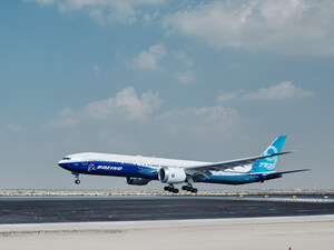 Boeing 777X Arrives in Dubai for 2021 Dubai Airshow