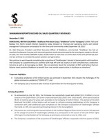 ShaMaran Reports Record Oil Sales Quarterly Revenues (CNW Group/ShaMaran Petroleum Corp.)