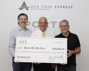 ACE Cash Express Transforms Lives by Raising $144,456 for Back on My Feet