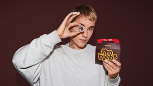 Justin Bieber and Tim Hortons announce collaboration to bring new menu and merch items to restaurants in Canada and the U.S., starting with limited-edition Timbiebs Timbits