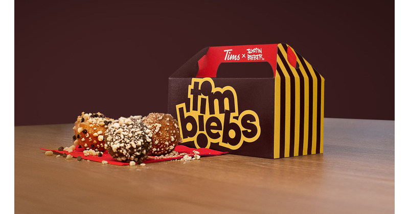 Justin Bieber and Tim Hortons® announce collaboration to bring new menu and  merch items to restaurants in Canada and the U.S., starting with  limited-edition Timbiebs Timbits®