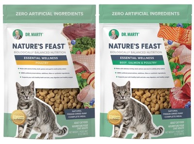 Dr. Marty Pets Expands Nature s Feast Cat Food Line to Include Two New Veterinarian Formulated Formulas