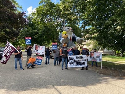 Metra Workers Protest