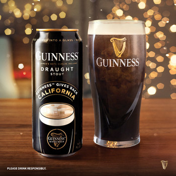 Guinness Gives Back California Can