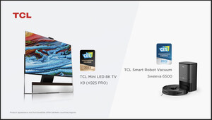 TV Mini LED 8K OD Zero e eletrodoméstico inteligente da TCL ganham o prêmio CES 2022 Innovation Awards, que inclui o prêmio Best of Innovation Award Honoree