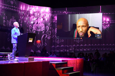 Lamar Odom and Zappy Zapolin at Meet Delic, the premier psychedelic wellness event (CNW Group/Delic Holdings Inc.)