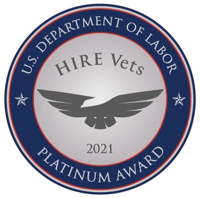 2021 HIRE Vets Platinum Award