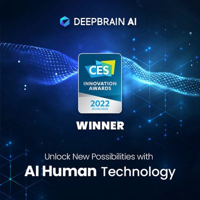 DeepBrain AI wins the CES Innovation Awards 2022 Honoree
