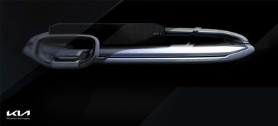 Kia Concept EV9 teaser_interior (PRNewsfoto/Kia Corporation)