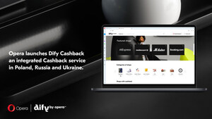 Opera expands Dify, a new cashback service built into its browser, to Poland, Russia and Ukraine