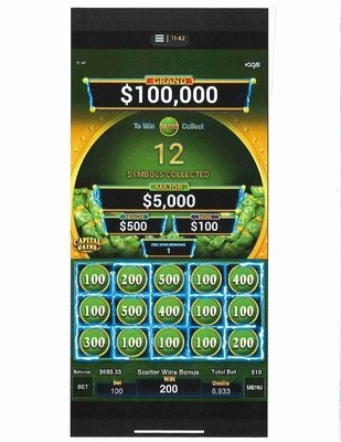 10/2/2020 Screenshot of grand prize jackpot 