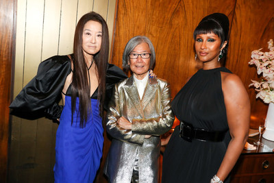 [Vera Wang, Yeohlee Teng and Iman spotted at CleanCo bar – Credit Neil Rasmus/BFA.com]