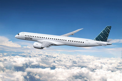 Porter conclut une entente de cession-bail pour un maximum de 19 appareils Embraer E195-E2