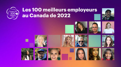 Accenture figure sur la liste 2022 des 100 meilleurs employeurs du Canada pour une douzième année consécutive (Groupe CNW/Accenture)