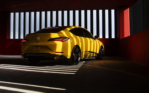 Acura today gave the world its first look at the highly-anticipated new Integra, signaling the return of the celebrated nameplate to the Acura lineup. Finished in striking Indy Yellow Pearl paint borrowed from NSX, the Integra Prototype is a strong indication of the exterior design of the all-new 2023 Acura Integra, which will be priced around $30,000 when it arrives at Acura dealers next year.